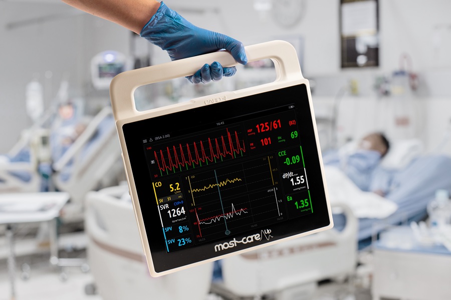 Real-time haemodynamic insight with Mostcare Up